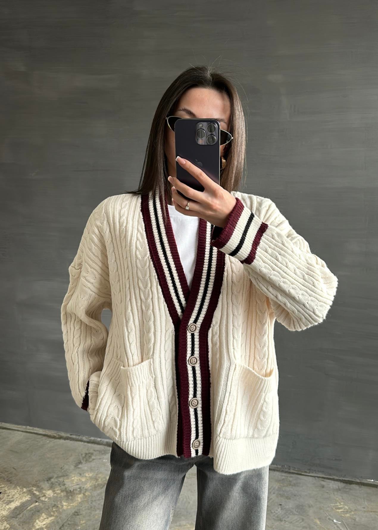 Cardigan en maille  - Mode femme AXE Store
